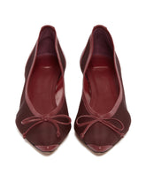 Burgundy Tourni Basse Pumps | PDP | Antonia