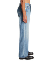 Blue De-Nimes Straight Denim Trousers | PDP | Antonia