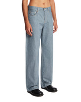 Blue De-Nimes Straight Denim Pants | PDP | Antonia