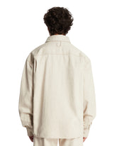 Beige Simon De-Nimes Denim Shirt | PDP | Antonia