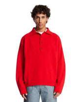 Red Vareuse-Style Pullover | PDP | Antonia