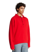 Red Vareuse-Style Pullover | PDP | Antonia