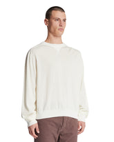 White Wool Logo Sweater | PDP | Antonia