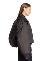 Gray Cropped Bomber | PDP | Antonia