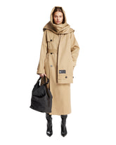 Beige Hooded Trench Coat | PDP | Antonia