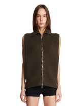 Green Zip Vest - Women's vests | PLP | Antonia
