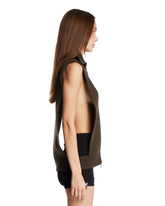 Green Zip Vest | PDP | Antonia