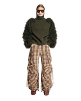 Green Fringe Alpaca Sweater | PDP | Antonia