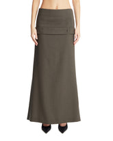 Gray Wool Skirt-Pants | PDP | Antonia