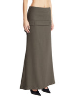 Gray Wool Skirt-Pants | PDP | Antonia