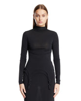 Blue Garter Detail Top | PDP | Antonia