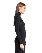 Blue Garter Detail Top | PDP | Antonia