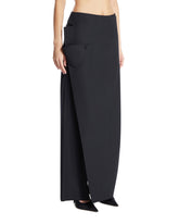 Blue Wool Blend Skirt-Pants | PDP | Antonia