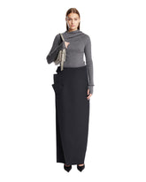 Blue Wool Blend Skirt-Pants | PDP | Antonia
