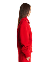 Red Structured Jacket | PDP | Antonia