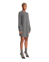Gray Wool Mini Dress | PDP | Antonia