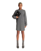 Gray Wool Mini Dress | PDP | Antonia