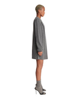 Gray Wool Mini Dress | PDP | Antonia