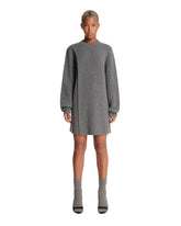 Gray Wool Mini Dress | PDP | Antonia