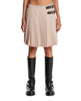 Orange Pleated Skirt | PDP | Antonia