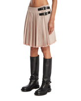 Orange Pleated Skirt | PDP | Antonia