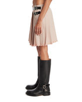 Orange Pleated Skirt | PDP | Antonia