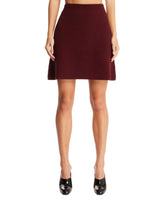 Red Knit Mini Skirt | PDP | Antonia