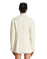 Giacca Caban Di Lana Bianca | PDP | Antonia