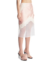 Pink Wool Canvas Skirt | PDP | Antonia