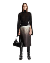 Green Ombre Silk Skirt | PDP | Antonia