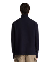 Blue Turtleneck Sweater | PDP | Antonia