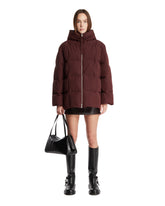 Purple Hooded Puffer Jacket | PDP | Antonia