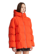 Piumino Con Cappuccio Arancione | PDP | Antonia
