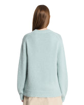 Light Blue Crew Neck Sweater | PDP | Antonia