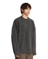 Maglione Con Fondo Sfrangiato Grigio | PDP | Antonia