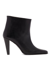 Black Leather Ankle Boots | PDP | Antonia