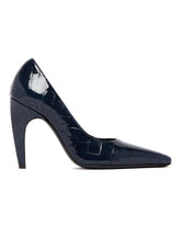 Blue Fame Leather Pumps | PDP | Antonia