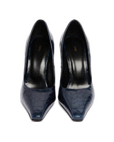 Blue Fame Leather Pumps | PDP | Antonia