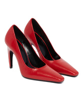 Red Fame Leather Pumps | PDP | Antonia