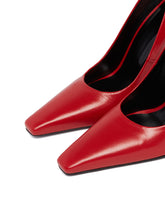 Red Fame Leather Pumps | PDP | Antonia