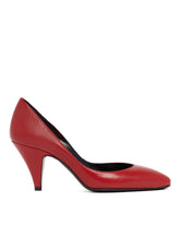 Red Leather Pumps | PDP | Antonia