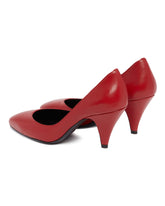 Red Leather Pumps | PDP | Antonia