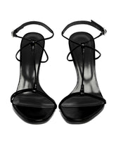 Black Leather Mixer Sandals | PDP | Antonia