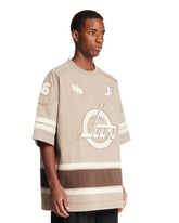 Beige Logo T-Shirt | PDP | Antonia