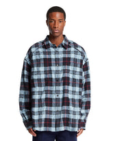 Blue Cotton and Wool Shirt | PDP | Antonia