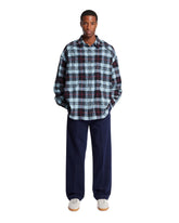 Blue Cotton and Wool Shirt | PDP | Antonia