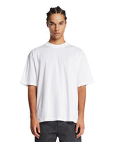 White Cotton Crewneck T-Shirt | PDP | Antonia