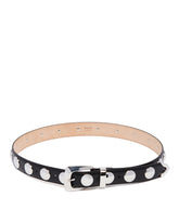Black Leather Benny Belt - Women's accessories | PLP | Antonia