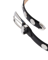 Black Leather Benny Belt | PDP | Antonia