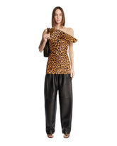 Beige Corinne Animalier Top | PDP | Antonia